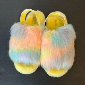 UGG Fluff Yeah Slide Margarita Tie-Dye Slippers